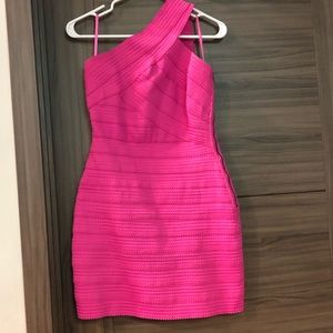 Honey Punch | hot pink bandage dress